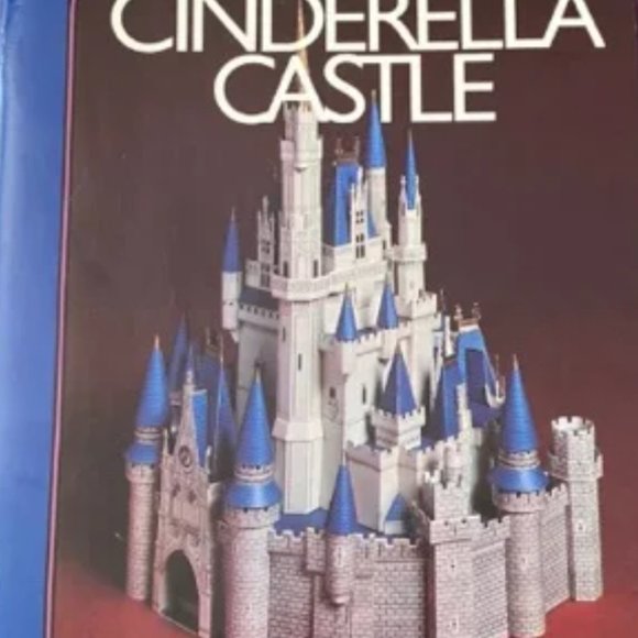 Rare 1982 Vintage Walt Disney World Build Your Own Cinderella Castle Book First